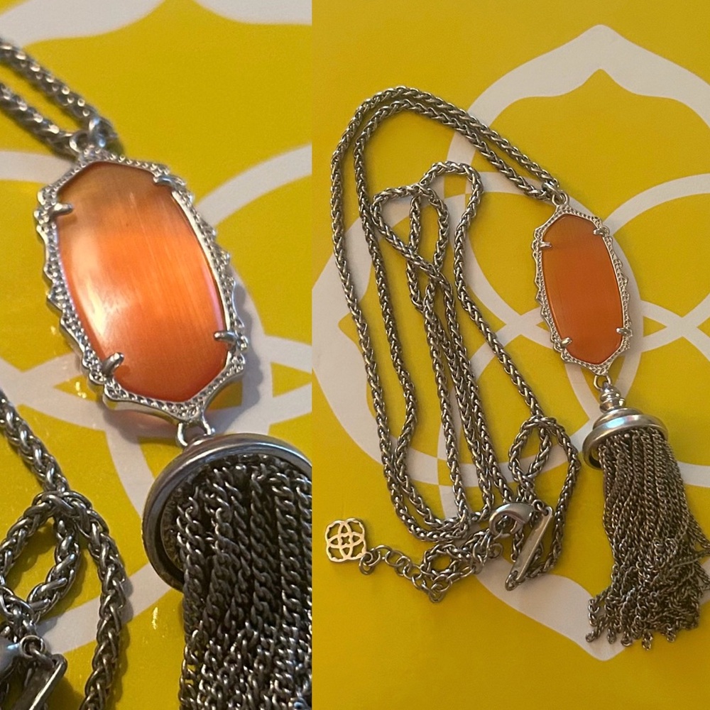 Kendra Scott Orange Cat’s Eye Everly